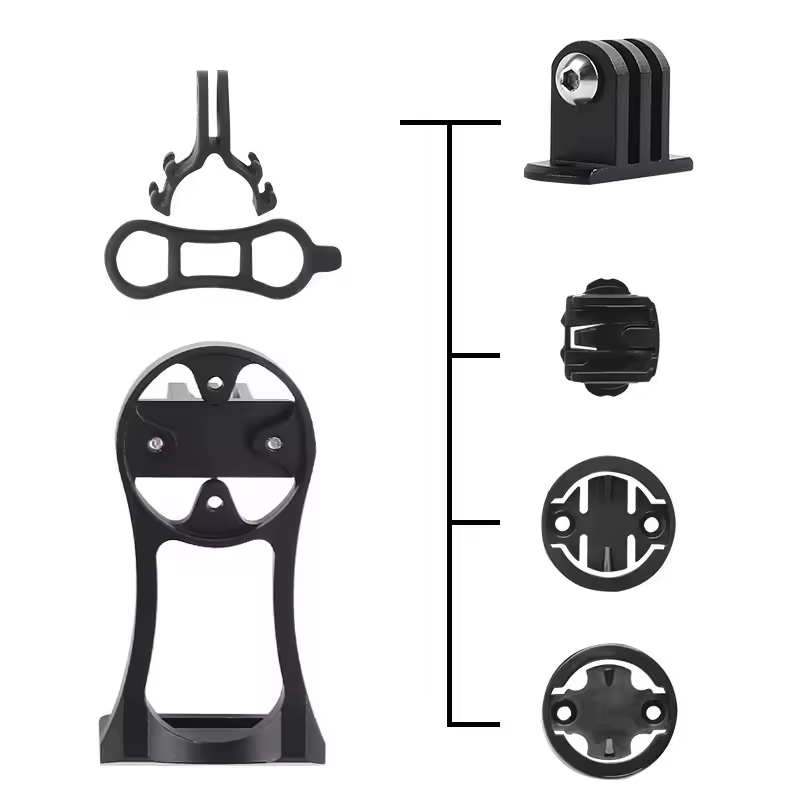 RIDERACE Bicycle Computer Stem Mount for Garmin Bryton Cateye GoPro Phone Mount - Image 5