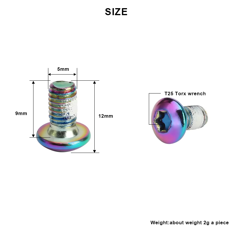 Riderace Colourful Disc Brake Rotor Bolt T25 Torx Key - Image 2