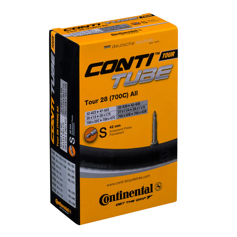 Continental Inner Tube Tour 28 700x 32-47 – 160g Presta 42mm Valve