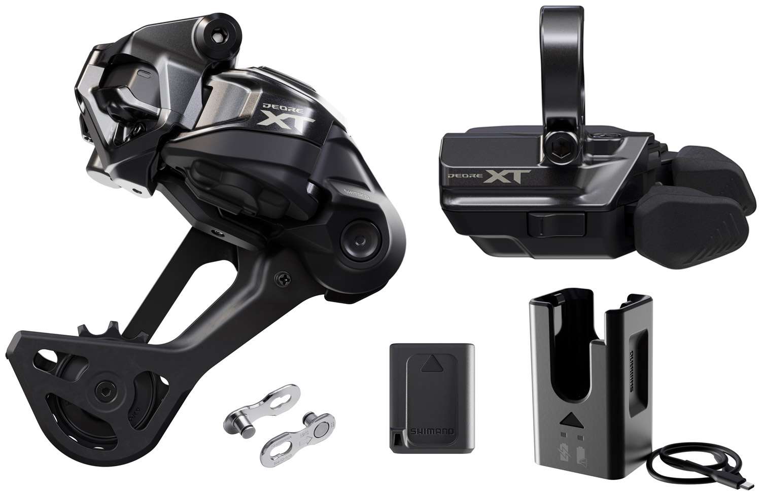 Shimano Deore XT Drivetrain Di2 Upgrade Kit 1×12 M8250 w/Band Type