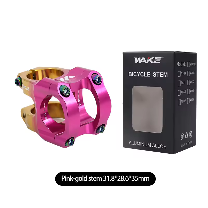 WAKE MTB SHORT STEM 35MM 31.8mm Dia COLOURFUL - Image 8