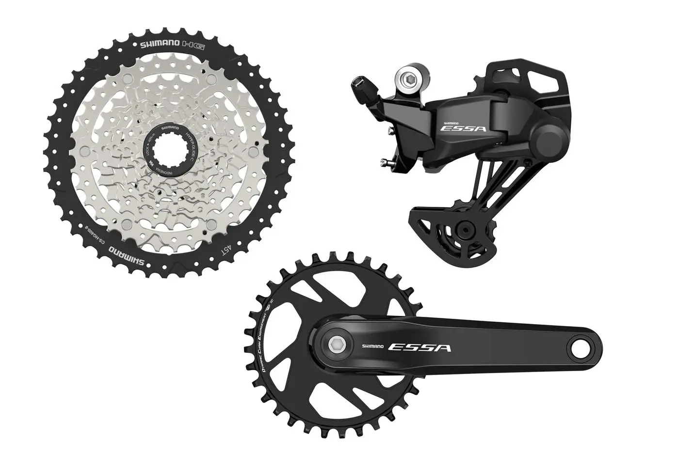 Shimano ESSA 1x8 Groupset MTB -