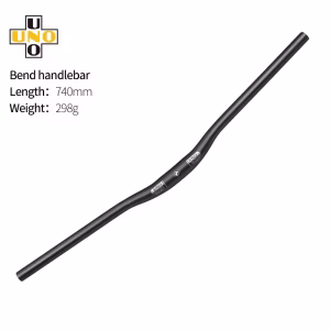 UNO Aluminium Alloy Handlebar 31.8*740MM , Black , Low Rise