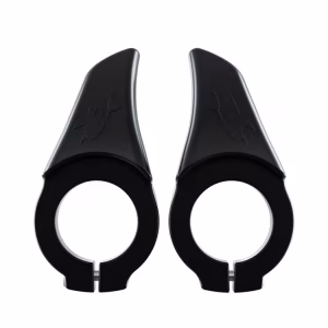 Meroca Waterproof Bicycle Handlebar Horn Alloy Steel Dead Speed Thumb Rest Grip Mountain Bike Accessory Equipment bLACK