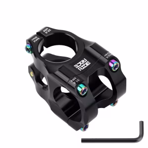 RIDERACE MTB Stem Aluminum Alloy Stem 35mm 0 Degrees (31.8mm) - Black