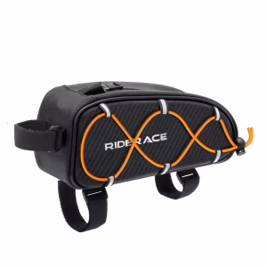 RIDERACE Bicycle Side Drawstring Upper Pipe Package Portable Bike Top Tube Bag (type B)