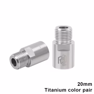RIDERACE Bicycle Pedal Extender Stainless Steel 20mm Fit 9/16 Inch